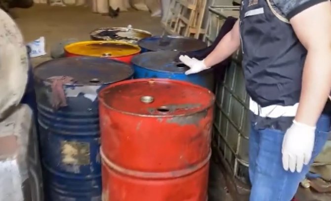 Gaziantep’te 3 Bin Litre Kaçak Akaryakıt Ele Geçirildi