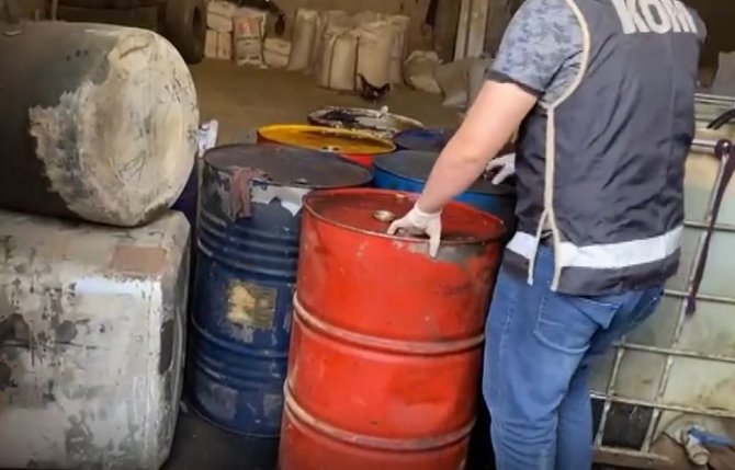 Gaziantep’te 3 Bin Litre Kaçak Akaryakıt Ele Geçirildi