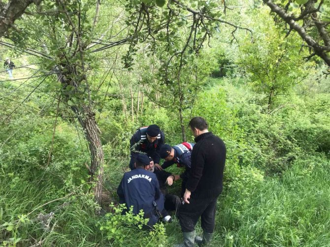 Kayıp Yaşlı Adamı Jandarma Ekipleri Buldu