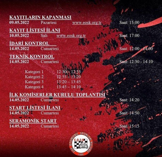 Türkiye Tırmanma Yarışı, Buharkent’te Start Alacak