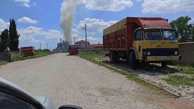 Keşan’daki Biyokütle Enerji Santrali’nde Korkutan Yangın