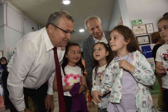 Başkan Çerçi İlkokul Öğrencileriyle Buluştu