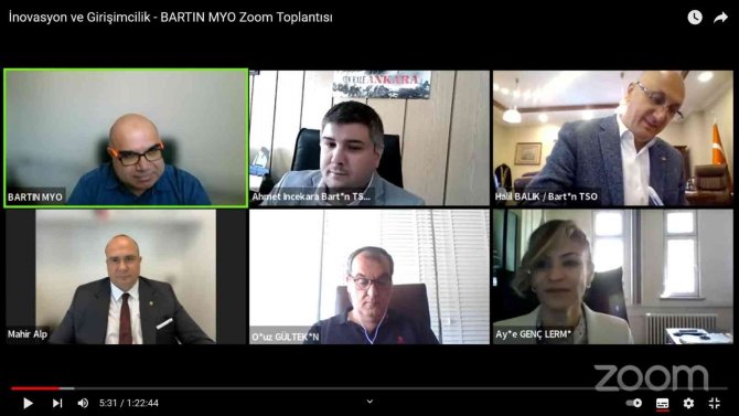 Bartın Üniversitesinde “İ̇novasyon Ve Girişimcilik Konferansı” Gerçekleştirildi