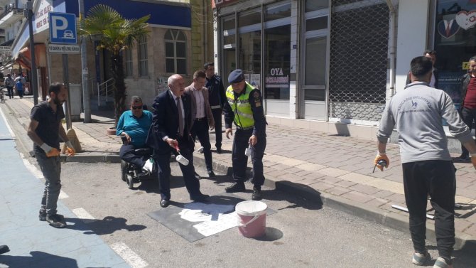 Kozcağız’da Engelli Araç Parkına Çözüm