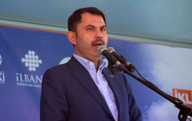 Çevre, Şehircilik Ve İ̇klim Değişikliği Bakanı Murat Kurum Temel Attı, Anahtar Teslimi Yaptı