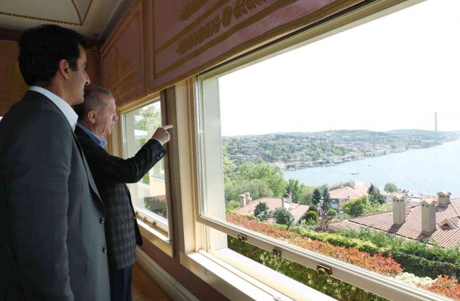 Cumhurbaşkanı Erdoğan, Katar Emiri Al Sani İle Görüştü
