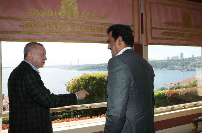 Cumhurbaşkanı Erdoğan, Katar Emiri Al Sani İle Görüştü