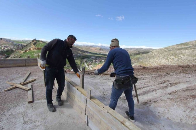 Bamsı Beyrek Seyir Terası İçin Çalışmalar Aralıksız Sürüyor