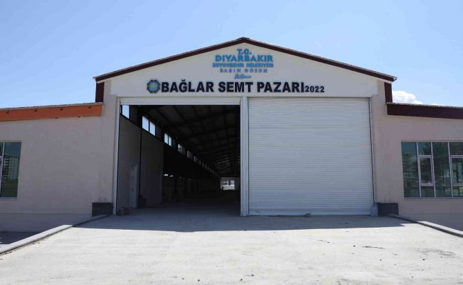 Diyarbakır’ın İlk Kapalı Semt Pazarında Çalışmalarda Sona Gelindi