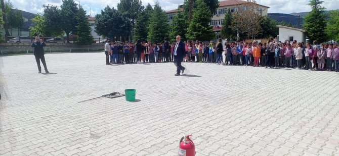 Öğrencileri Heyecanlandıran Tatbikat