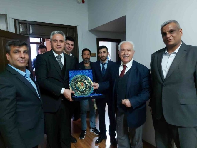 Osmanlı Ocakları Genel Başkanı Canpolat’tan, Vatan Partisi Genel Başkanı Perinçek’e Ziyaret