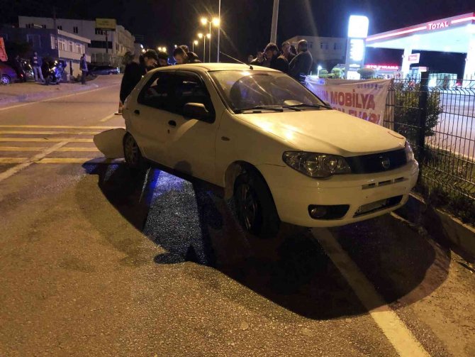 Trafik Kazasında Otomobil Hurdaya Döndü: 1 Yaralı