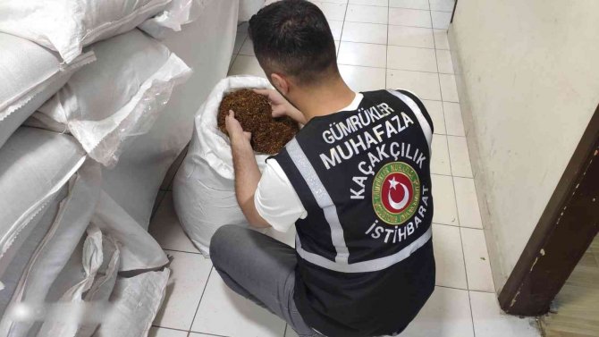 Gümrük Muhafaza Ekipleri Sebze Kasalarının Altına Gizlenmiş 1,4 Ton Kaçak Tütün Ele Geçirdi
