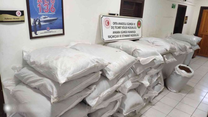 Gümrük Muhafaza Ekipleri Sebze Kasalarının Altına Gizlenmiş 1,4 Ton Kaçak Tütün Ele Geçirdi