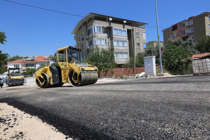 Yatağan’da Birinci Etapta Sıcak Asfaltlama Yapılıyor