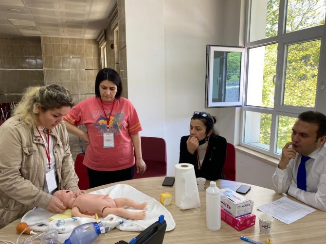 Yenidoğan Canlandırma Eğitimi Tamamlandı