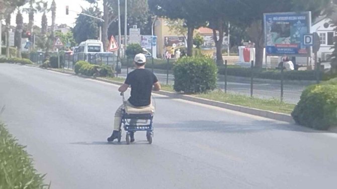 Engelli Aracında Tehlikeli Yolculuk
