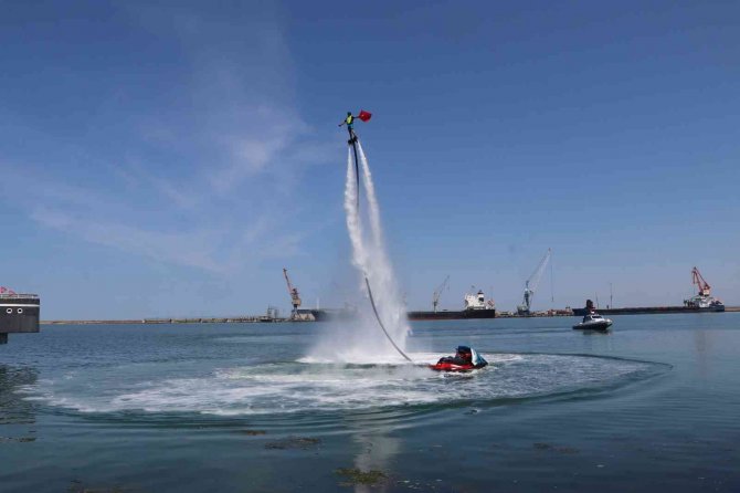 Flyboard Gösterisi Nefes Kesti