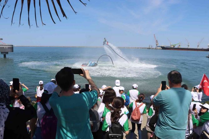 Flyboard Gösterisi Nefes Kesti