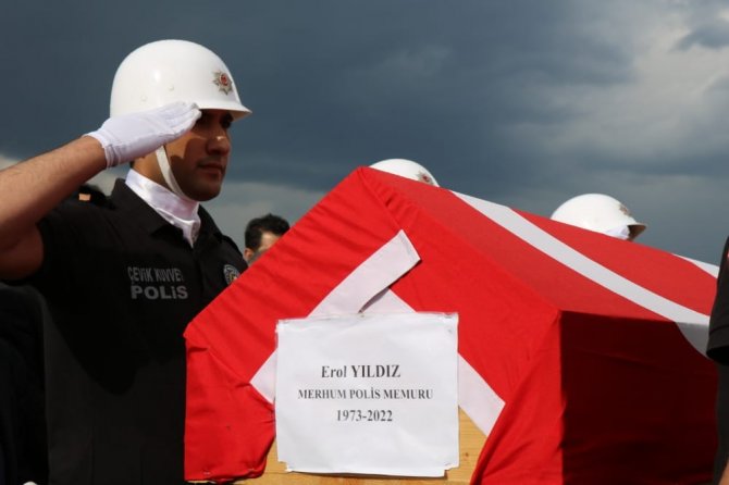 Yazıcıoğlu’nun Koruma Polisi Yıldız Son Yolculuğuna Uğurlandı