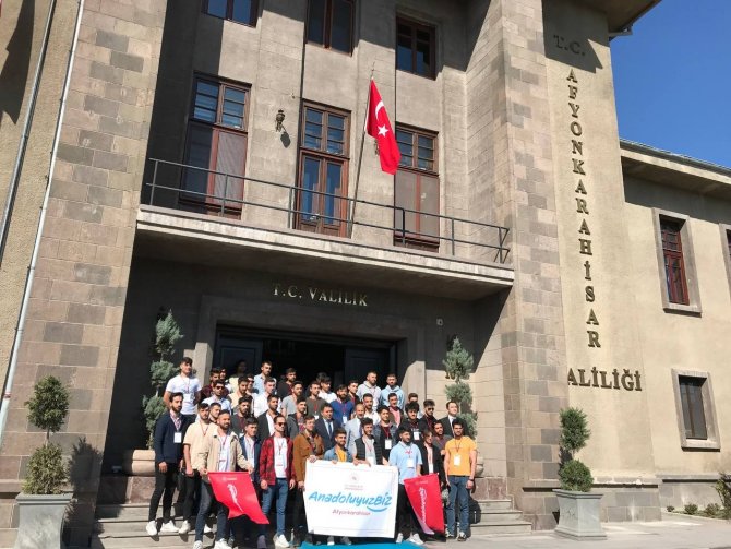 Aydın’dan Gelen 40 Genç Afyonkarahisar’ı Gezdi