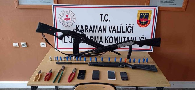 Karaman’da Kablo Hırsızlığı Şüphelisi Tutuklandı