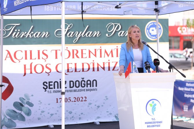Türkan Saylan Parkı, Merkezefendi’de Törenle Açıldı