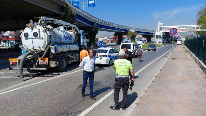 Tedavi İçin Hastaneye Giderken Kazada Yaralandı