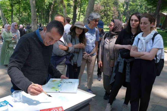 ‘Uluslararası İ̇stanbul Suluboya Festivali’ Başladı