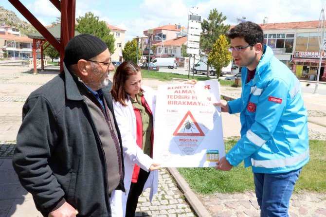 Kırsalda Yaşayan Vatandaşlar Keneye Karşı Bilgilendirildi