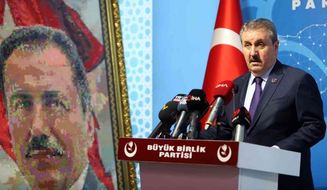 Bbp Genel Başkanı Destici: “Pkk’ya Desteği Keserlerse Türkiye Nato Üyeliklerine Neden Hayır Desin”