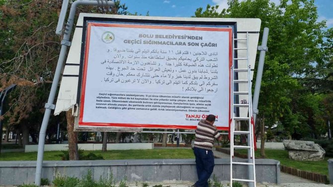 Başkan Özcan’dan “Bolu Belediyesi’nden Geçici Sığınmacılara Son Çağrı” İlanı