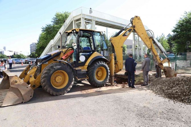 Di̇ski̇ Yenişehir Akkoyunlu Mahallesindeki Arızayı Kısa Sürede Giderdi