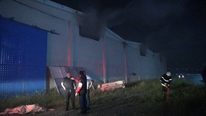 Kahramanmaraş’ta Fabrika Yangını