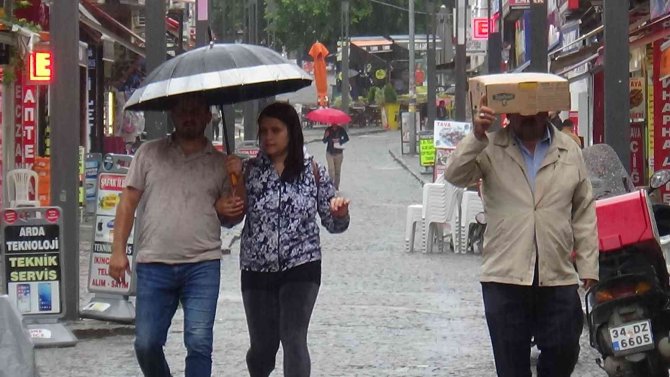 Edirne’de Şiddetli Yağmur