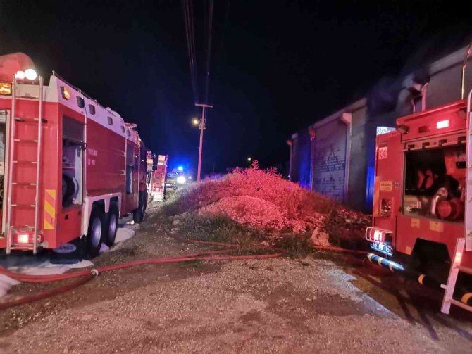 Kahramanmaraş’ta Fabrika Yangını