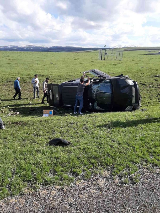 Kars’ta Trafik Kazası: 4 Yaralı