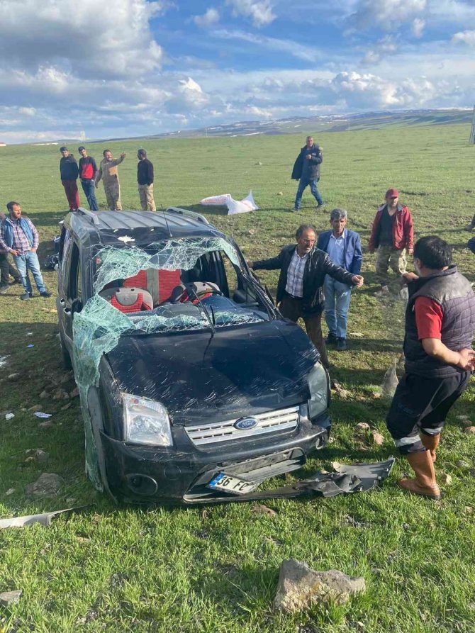 Kars’ta Trafik Kazası: 4 Yaralı