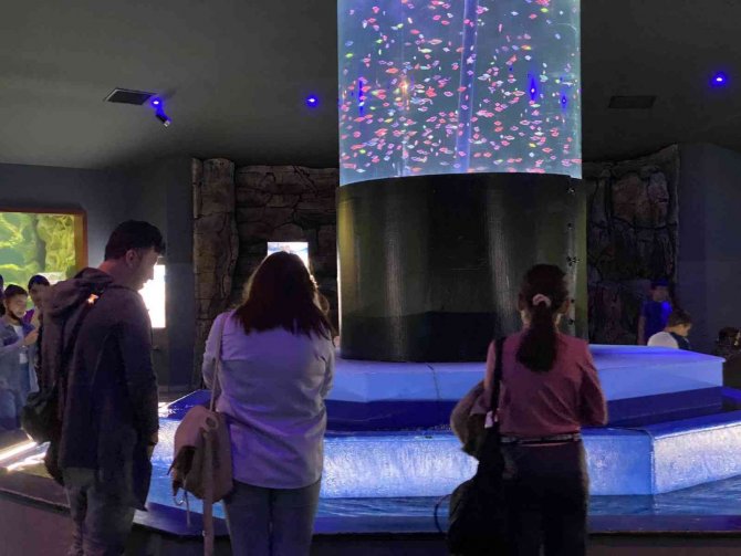 Beypazarı’ndan Gelen Öğrenciler Deniz Dünyası’nı Gezdiler