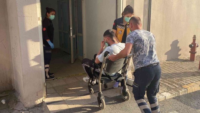 Sahilde Martıdan Düşen Alkollü Şahıs Yaralandı
