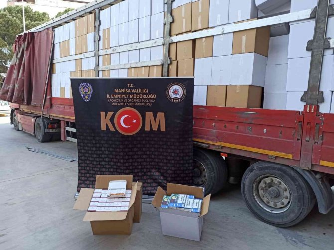 Manisa’da Kaçak Sigara Operasyonu