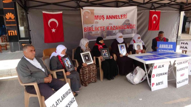 Muş’ta Evlat Nöbeti Tutan Ailelerin Sayısı 35’e Yükseldi