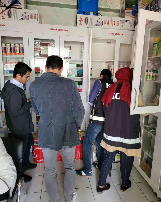 Siirt’te Bitki Koruma Ürünleri Ve Gübre Satan Bayiler Denetlendi