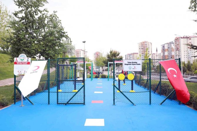 Talas’ta ‘Engelsiz Oyun Parkı’