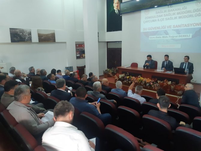 Muhtarlar Ve Belediyelere Su Güvenliği, Sanitasyon Eğitimi Verildi