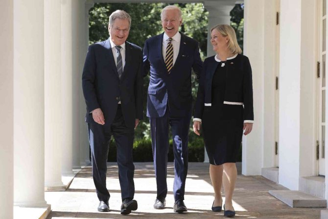 Abd Başkanı Biden: "Finlandiya Ve İ̇sveç Nato’yu Güçlendirecek"