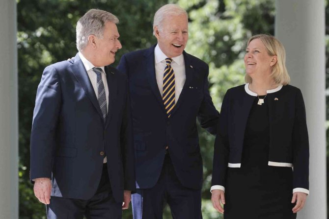 Abd Başkanı Biden: "Finlandiya Ve İ̇sveç Nato’yu Güçlendirecek"