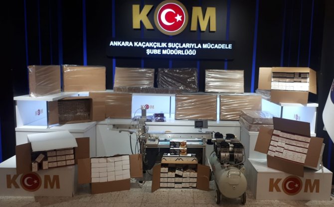 Ankara Polisinden Sigara Kaçakçılarına Operasyon: 14 Kişi Yakalandı