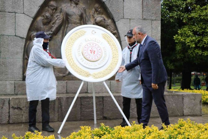 Samsun’da 19 Mayıs Kutlamaları Yağmur Altında Başladı