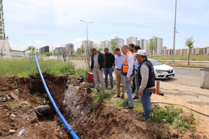 Di̇ski̇’den Yeni İmar Alanlarına İçme Suyu Hattı